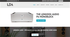 Desktop Screenshot of longdogaudio.com
