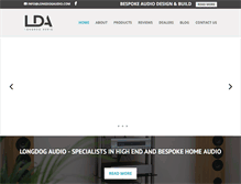 Tablet Screenshot of longdogaudio.com